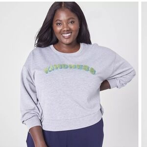 Lane Bryant Kindness Embroidered Sweatshirt Size 14/16
